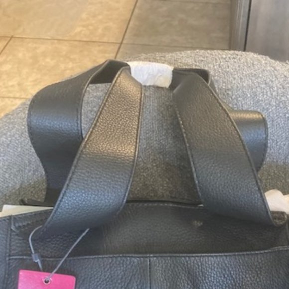 Vince Camuto Black Leather Tote with Dustbag - Picture 9 of 9